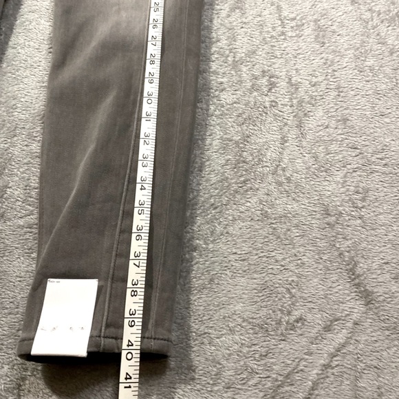Express Jeans Gray Ankle Leggings High Rise Skinny Stretch - Picture 6 of 8